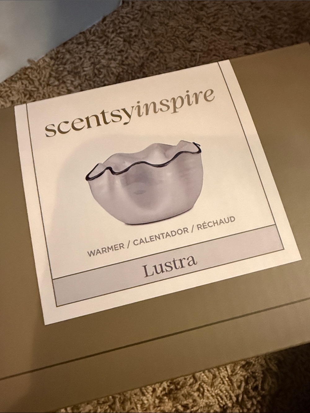 Scentsy Lustra Warmer